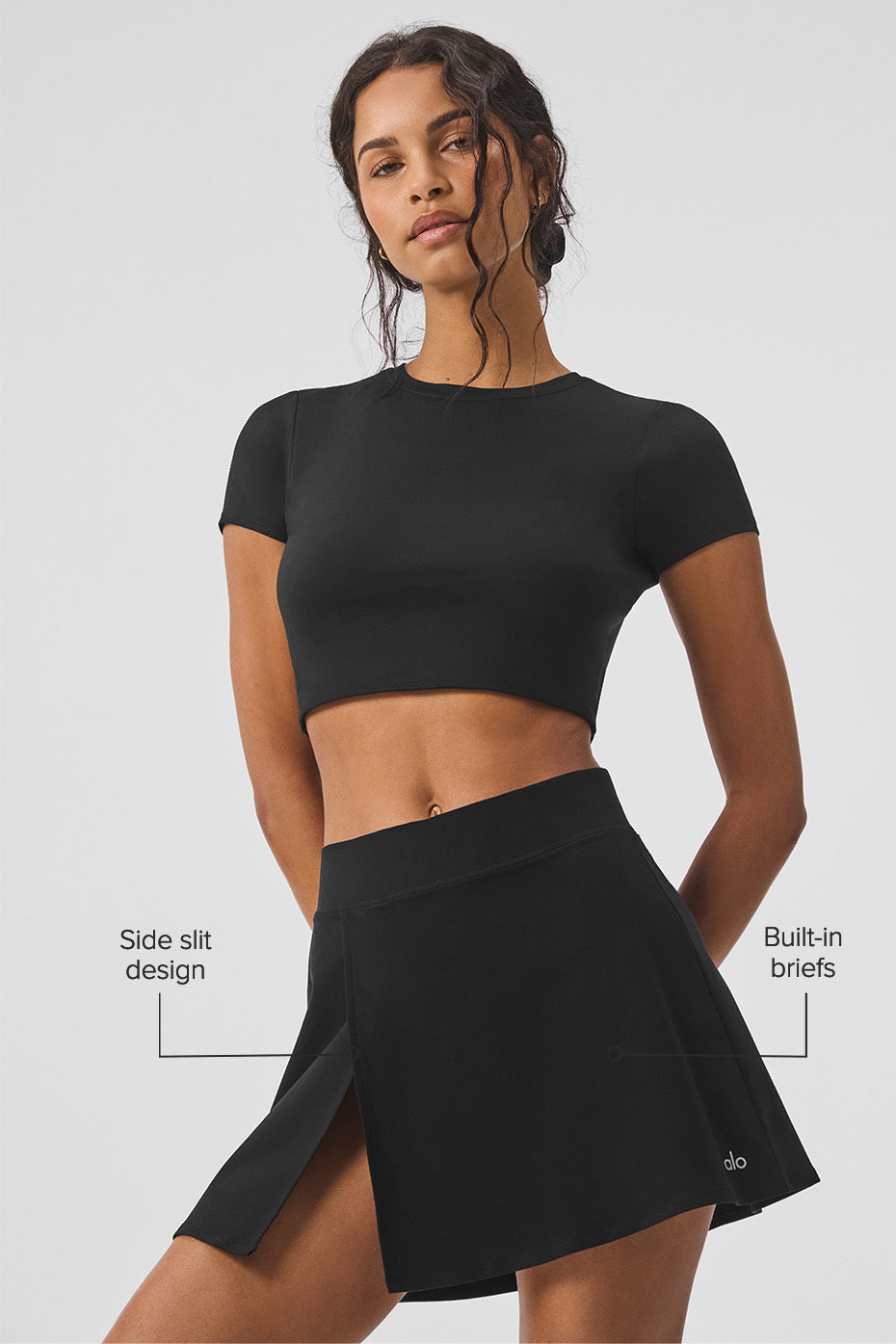 Alosoft Backspin Rok - Zwart