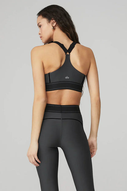Airlift High-Waist Suit Up Legging - Antraciet/Zwart