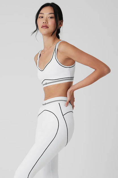 Airbrush legging + bh - SET - Zwart/Wit