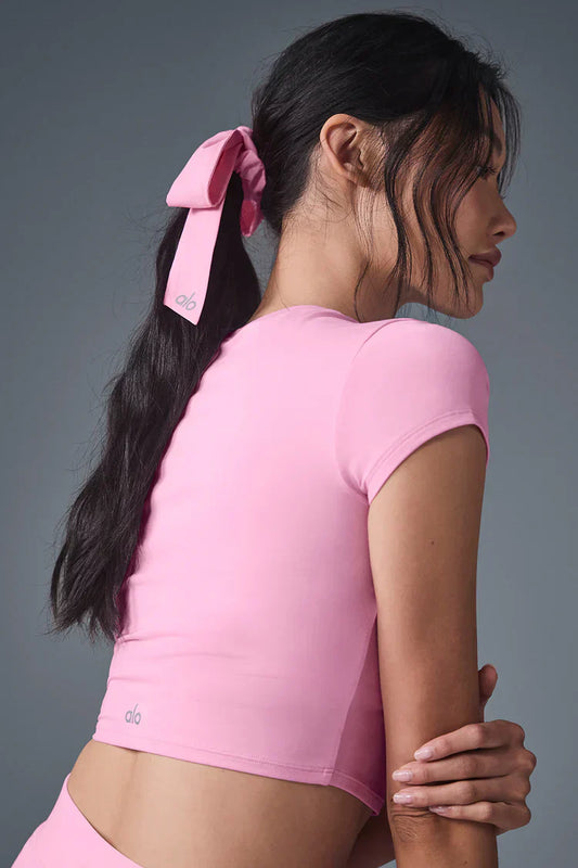 Love Knots Stropdas Scrunchie Zoet Roze