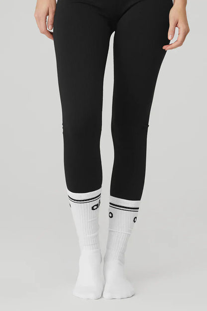 Throwback Barre-sok voor dames - Wit