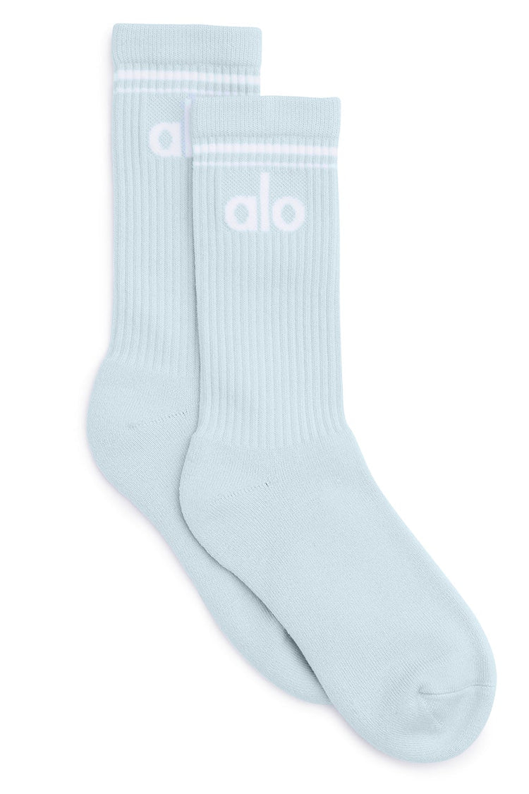 Unisex Throwback Sok Blauw/Wit