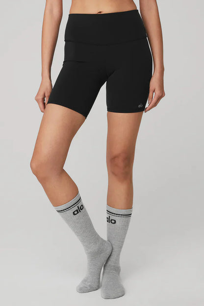 Unisex Throwback Sok Grijs/Zwart
