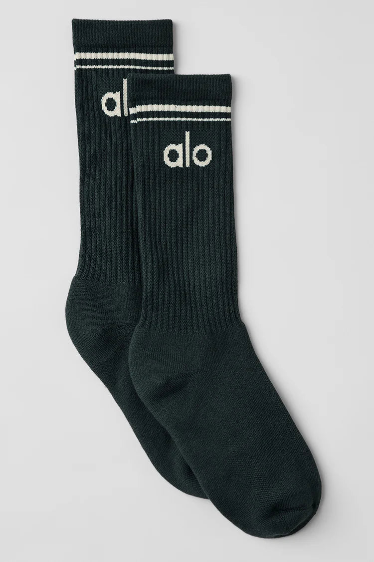 Unisex Throwback Sok Groen/Ivoor