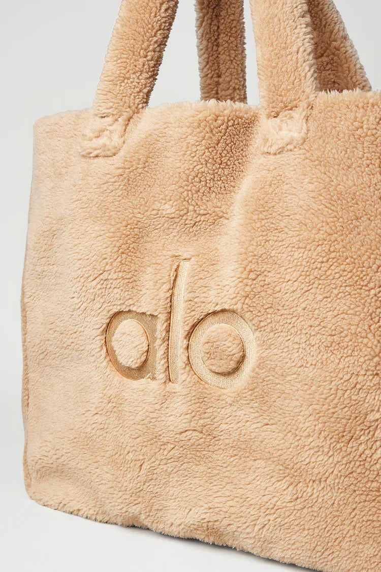 Foxy Sherpa Tote Beige