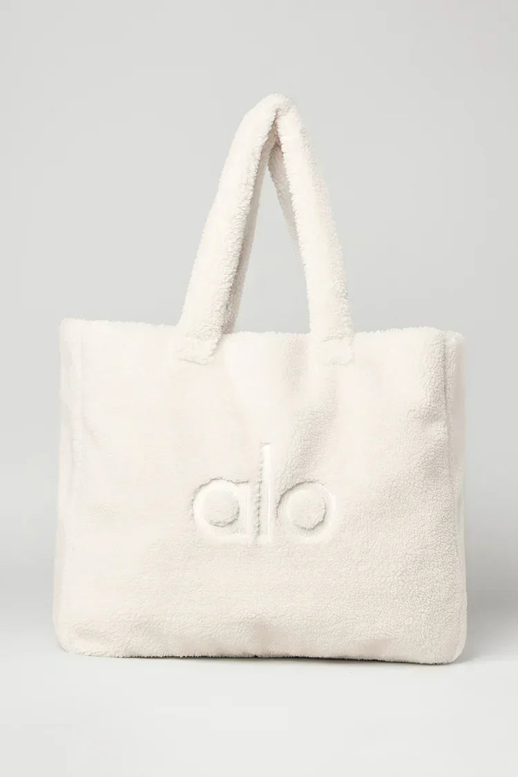 Foxy Sherpa Tote - Beige