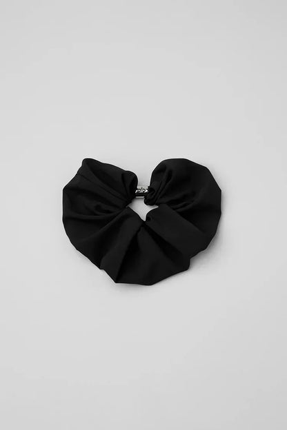 Bead It Oversized Scrunchie Zwart