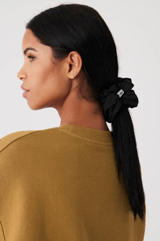 Bead It Oversized Scrunchie Zwart