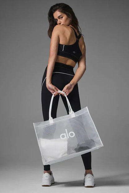 Transparante Tote Bag Wit
