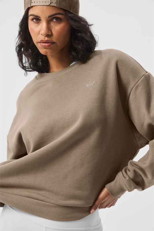Accolade ronde hals trui beige
